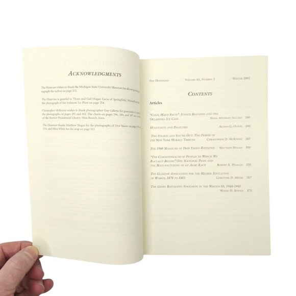 The Historian Three Volume Lot Paperback Summer 2000 Fall 2000 Winter 2001 - Picture 8 of 10